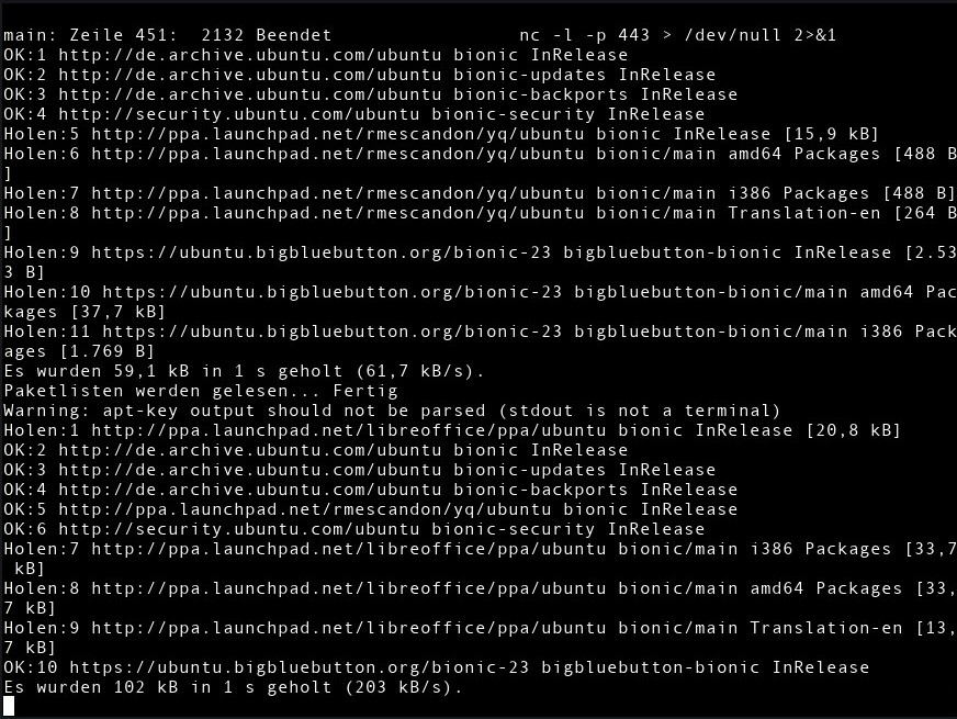 BigBlueButton Installation