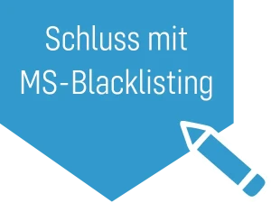 Schluss mit Blacklisting bei Microsoft