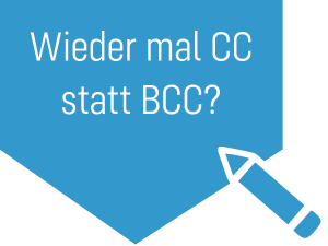 Wieder mal CC statt BCC? Einblick in fremde Kundenstämme
